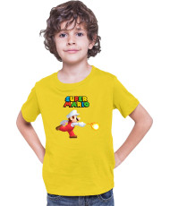 Детска Тениска Super Mario Nintendo Mario Fireball 1