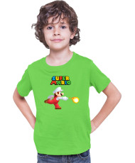 Детска Тениска Super Mario Nintendo Mario Fireball 1