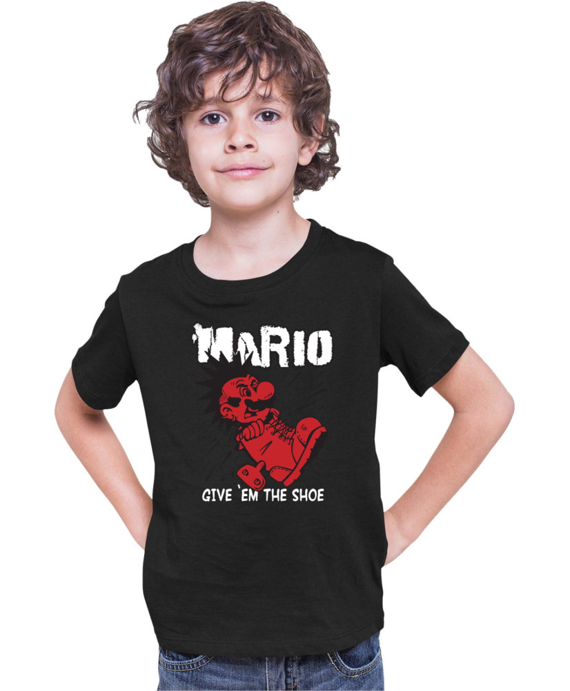 Детска Тениска Super Mario Nintendo Mario Give Them The Shoe