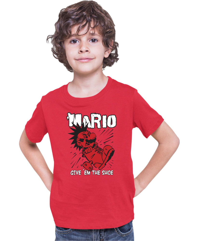 Детска Тениска Super Mario Nintendo Mario Give Them The Shoe