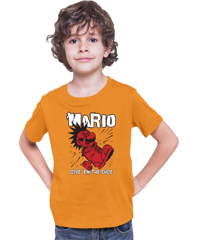 Детска Тениска Super Mario Nintendo Mario Give Them The Shoe