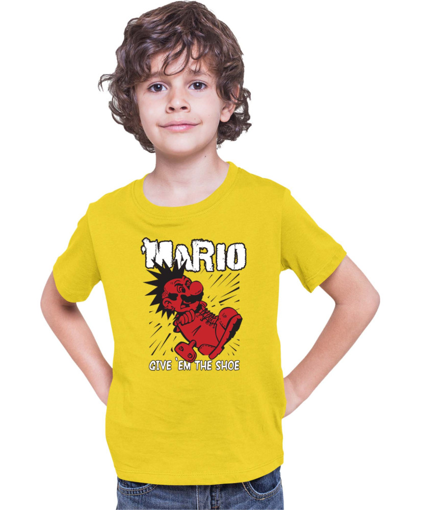 Детска Тениска Super Mario Nintendo Mario Give Them The Shoe