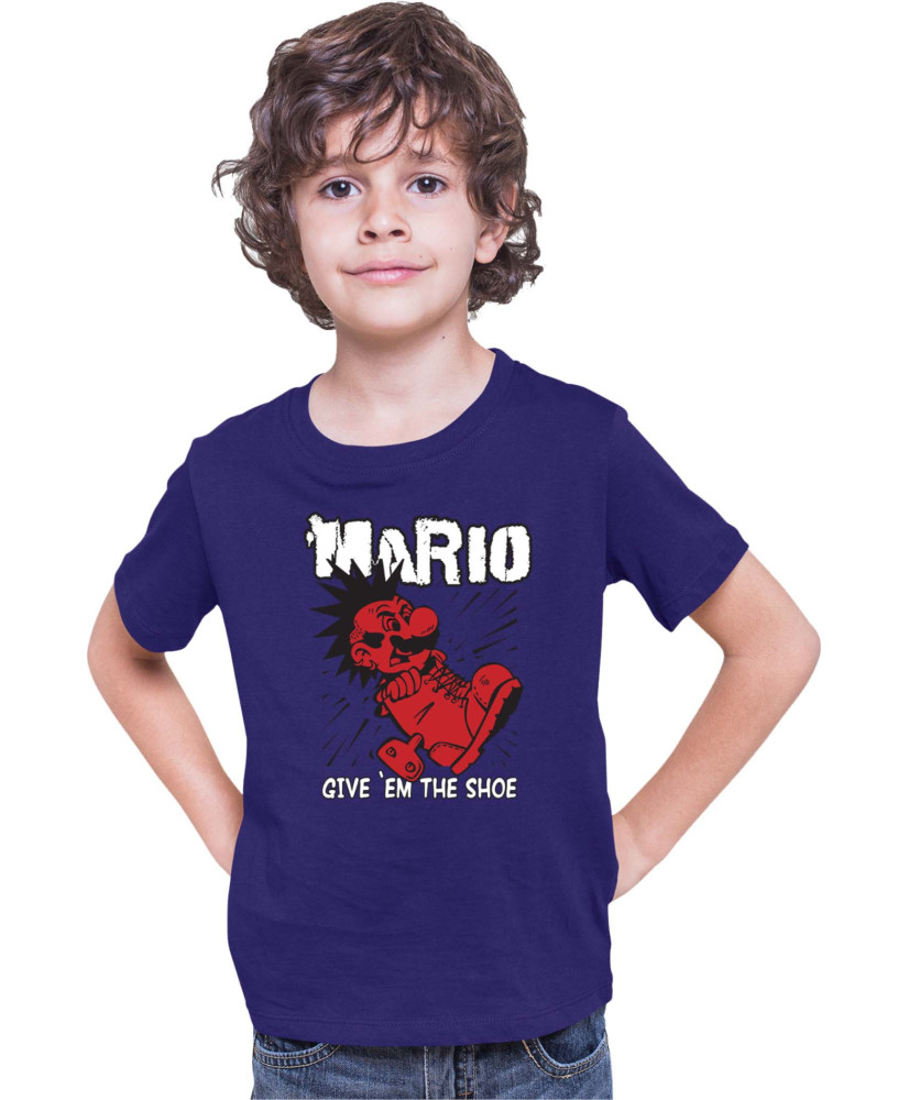 Детска Тениска Super Mario Nintendo Mario Give Them The Shoe
