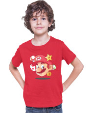 Детска Тениска Super Mario Nintendo Mario Head