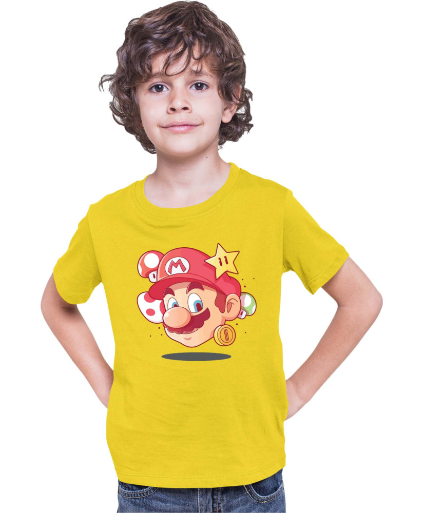 Детска Тениска Super Mario Nintendo Mario Head