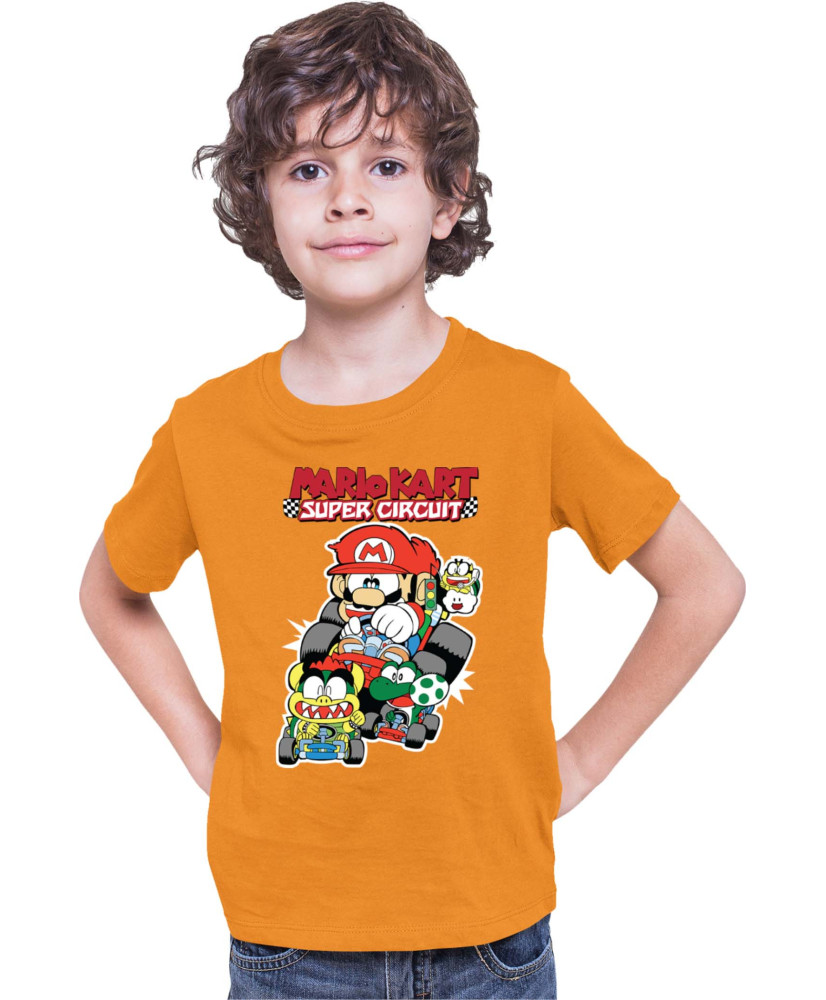 Детска Тениска Super Mario Nintendo Mario Kart Super Circuit