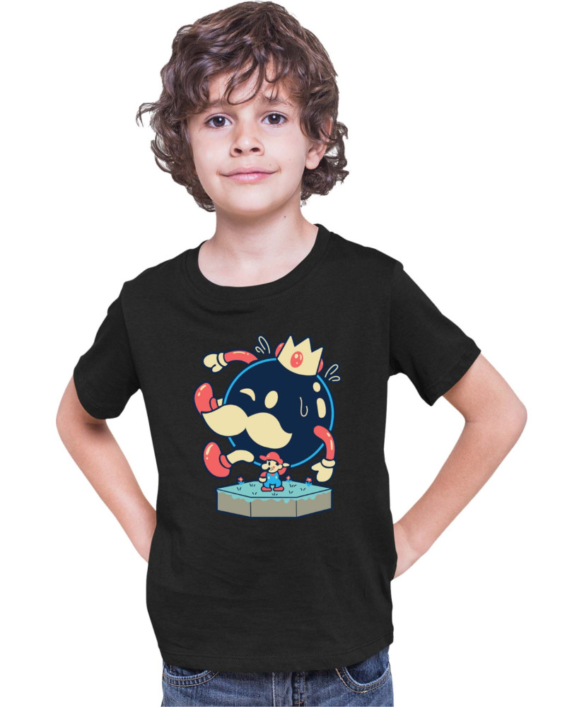 Детска Тениска Super Mario Nintendo Mario King Bomba