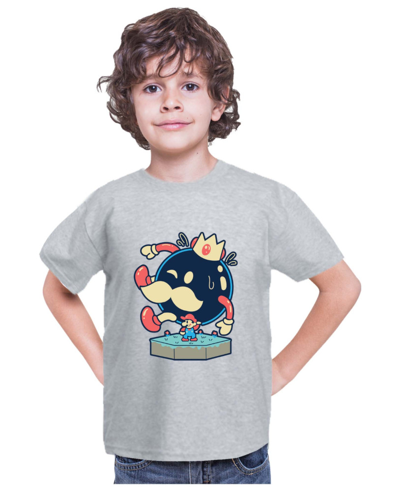 Детска Тениска Super Mario Nintendo Mario King Bomba