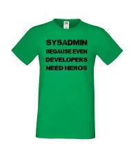 Мъжка тениска Sysadmin