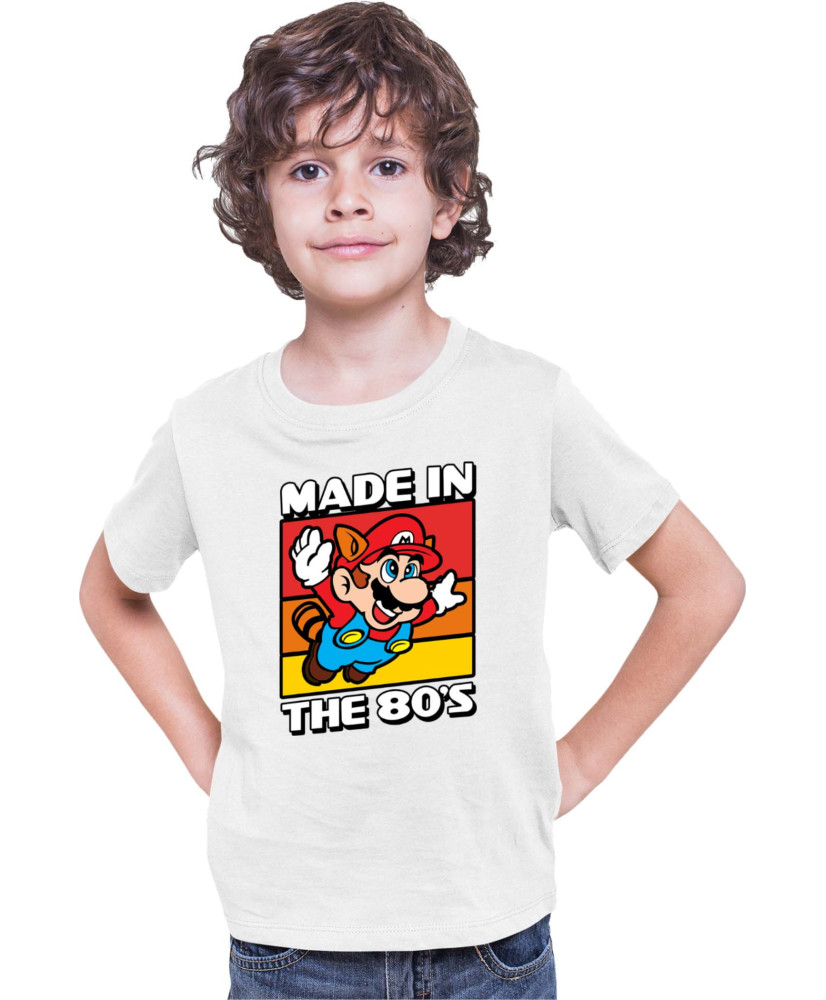 Детска Тениска Super Mario Nintendo Mario Made In The 80S