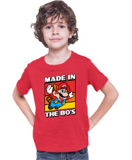 Детска Тениска Super Mario Nintendo Mario Made In The 80S
