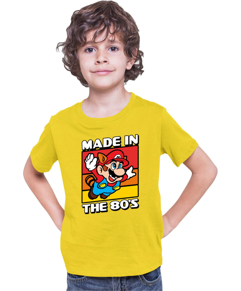 Детска Тениска Super Mario Nintendo Mario Made In The 80S