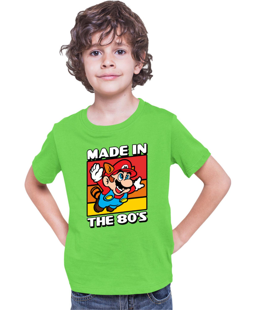 Детска Тениска Super Mario Nintendo Mario Made In The 80S
