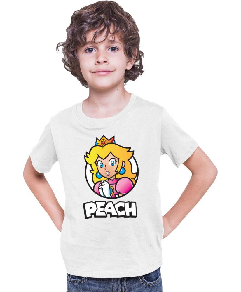 Детска Тениска Super Mario Nintendo Mario Peach 3