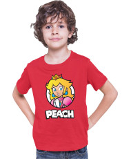 Детска Тениска Super Mario Nintendo Mario Peach 3
