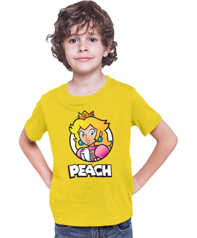 Детска Тениска Super Mario Nintendo Mario Peach 3