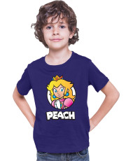 Детска Тениска Super Mario Nintendo Mario Peach 3