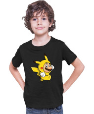 Детска Тениска Super Mario Nintendo Mario Pikachu