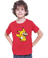 Детска Тениска Super Mario Nintendo Mario Pikachu