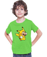 Детска Тениска Super Mario Nintendo Mario Pikachu