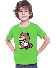 Детска Тениска Super Mario Nintendo Mario Raccoon Costume