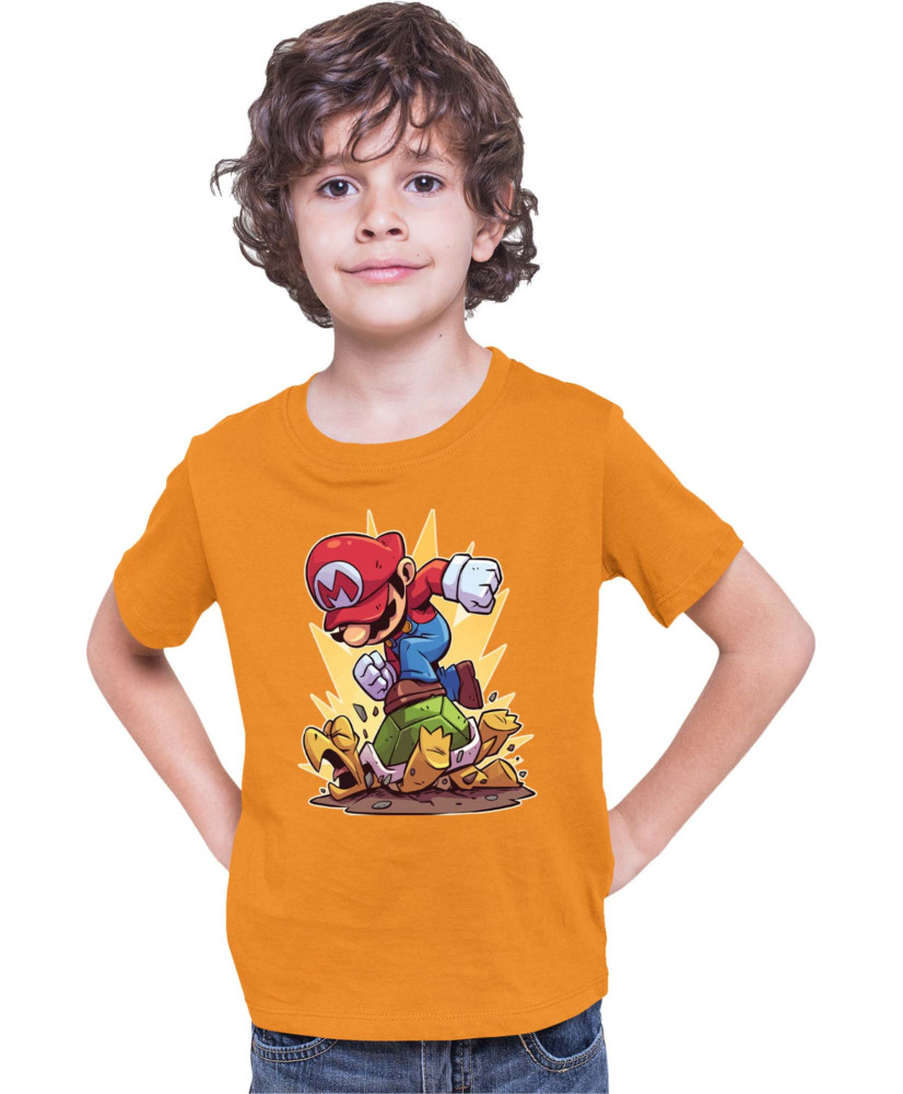 Детска Тениска Super Mario Nintendo Mario Smash Koopa Детска Тениска Super Mario Nintendo Mario Smash Koopa