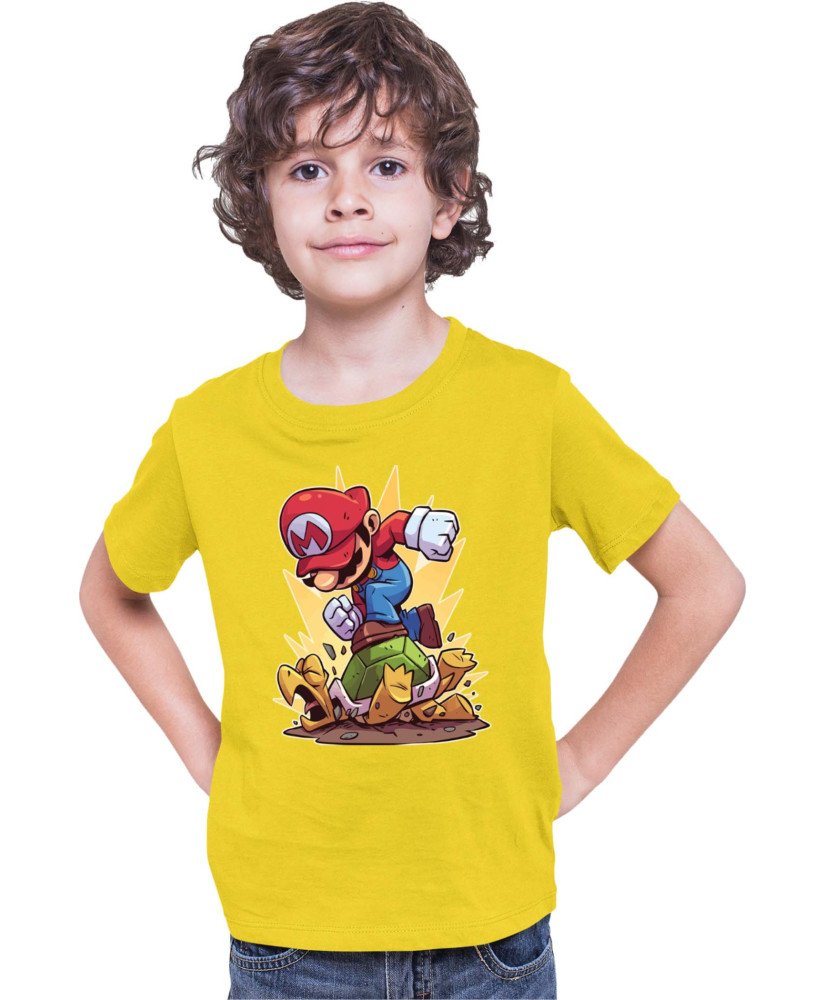Детска Тениска Super Mario Nintendo Mario Smash Koopa Детска Тениска Super Mario Nintendo Mario Smash Koopa
