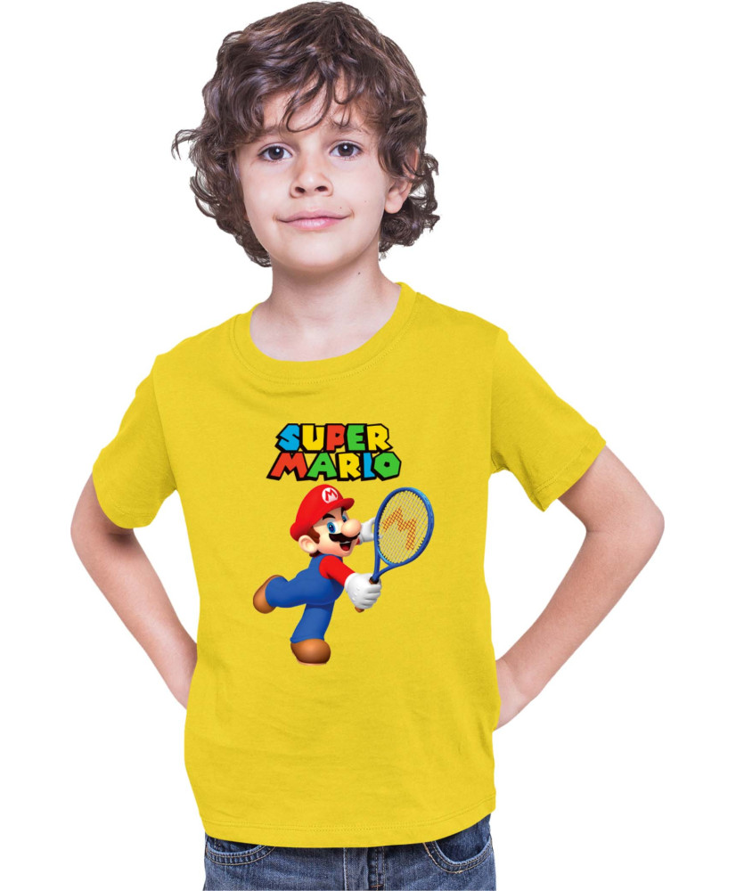 Детска Тениска Super Mario Nintendo Mario Tenis Детска Тениска Super Mario Nintendo Mario Tenis