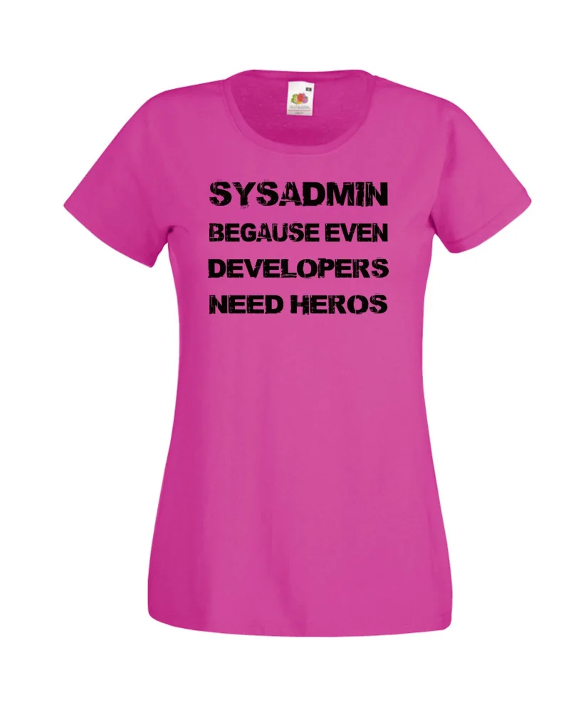 Дамска тениска Sysadmin