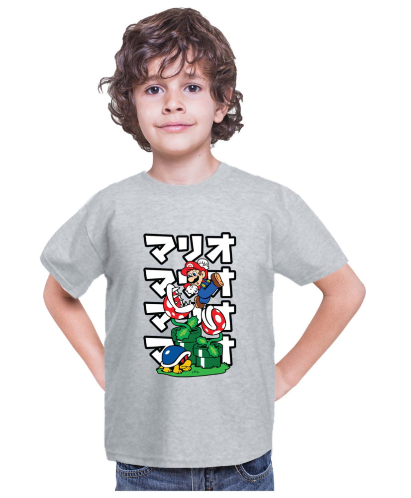 Детска Тениска Super Mario Nintendo Mario Vs Piranha Plants Детска Тениска Super Mario Nintendo Mario Vs Piranha Plants