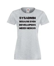 Дамска тениска Sysadmin
