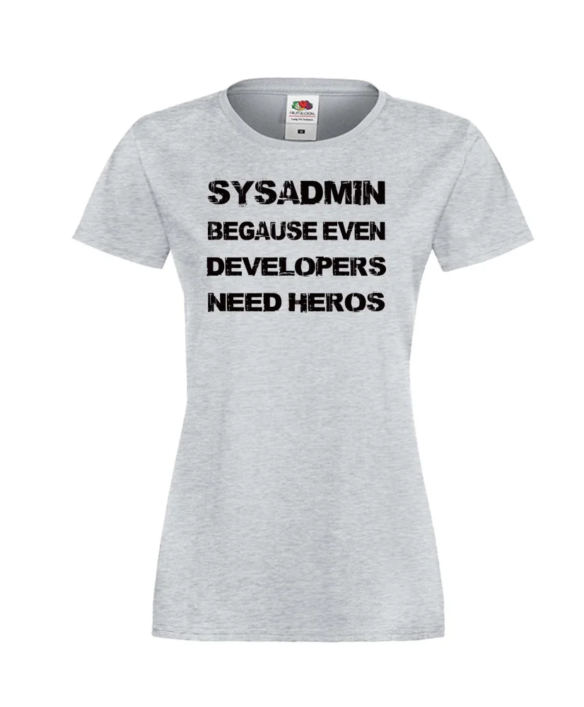 Дамска тениска Sysadmin