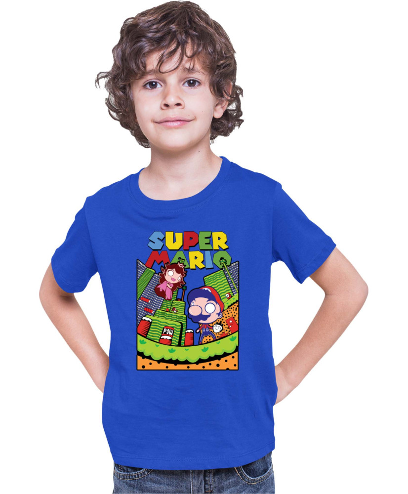 Детска Тениска Super Mario Nintendo Mario World Детска Тениска Super Mario Nintendo Mario World