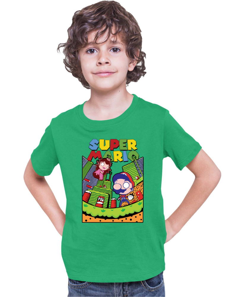 Детска Тениска Super Mario Nintendo Mario World Детска Тениска Super Mario Nintendo Mario World