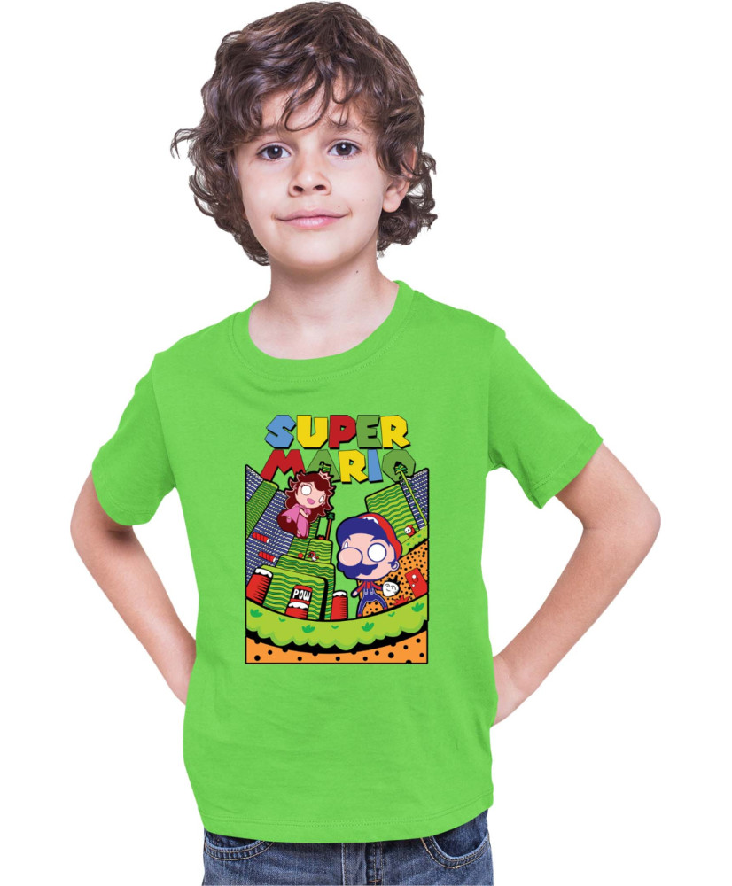 Детска Тениска Super Mario Nintendo Mario World