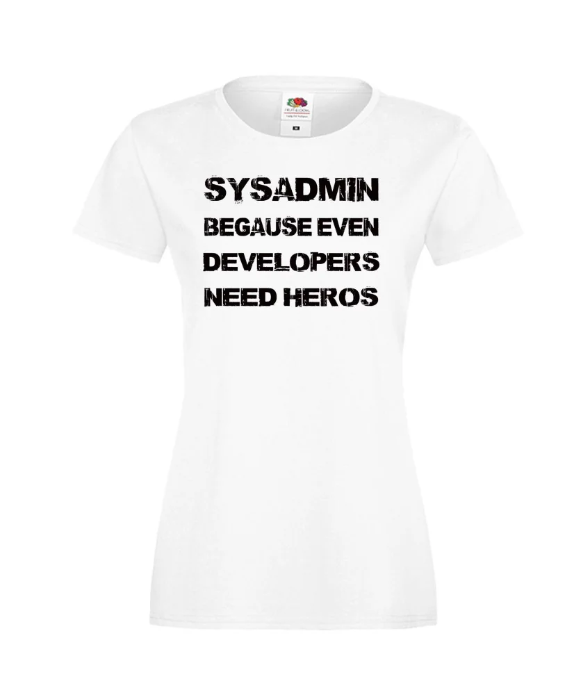 Дамска тениска Sysadmin