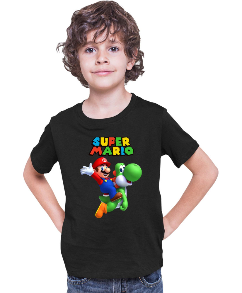 Детска Тениска Super Mario Nintendo Mario Yoshi 2