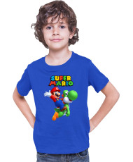 Детска Тениска Super Mario Nintendo Mario Yoshi 2