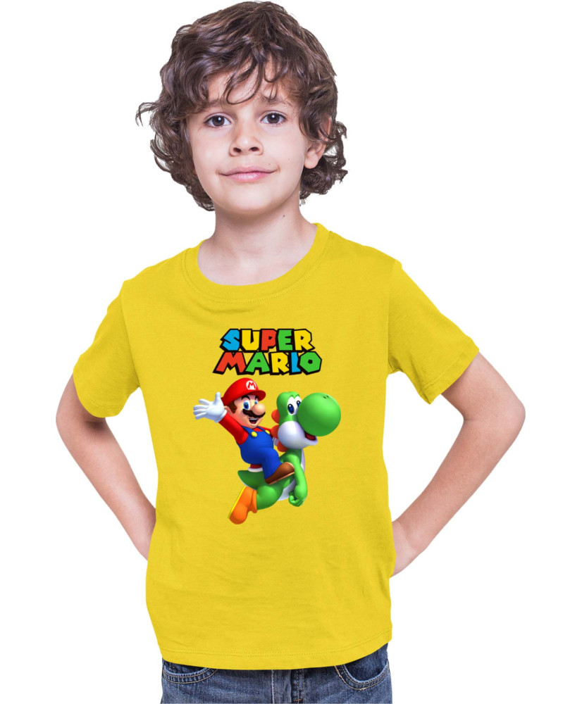 Детска Тениска Super Mario Nintendo Mario Yoshi 2 Детска Тениска Super Mario Nintendo Mario Yoshi 2