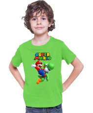 Детска Тениска Super Mario Nintendo Mario Yoshi 2