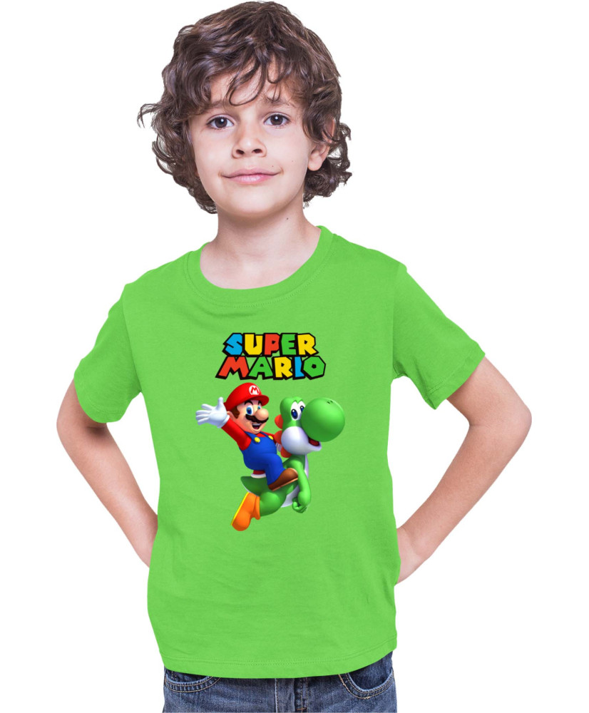 Детска Тениска Super Mario Nintendo Mario Yoshi 2 Детска Тениска Super Mario Nintendo Mario Yoshi 2