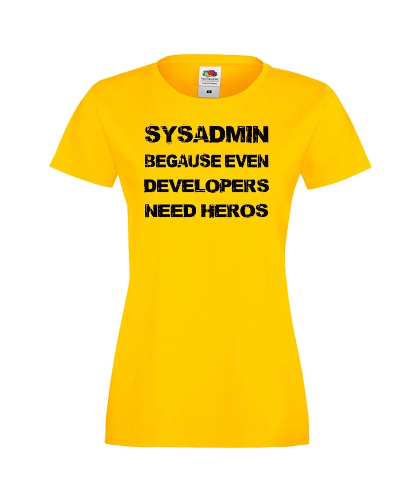 Дамска тениска Sysadmin