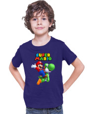 Детска Тениска Super Mario Nintendo Mario Yoshi 2