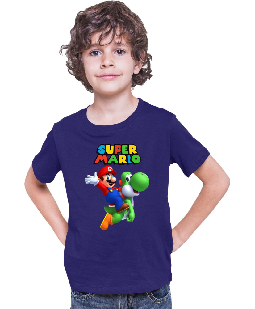 Детска Тениска Super Mario Nintendo Mario Yoshi 2
