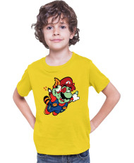Детска Тениска Super Mario Nintendo Mario Zombie Fly