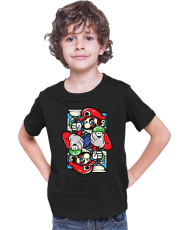 Детска Тениска Super Mario Nintendo Mirror Mario
