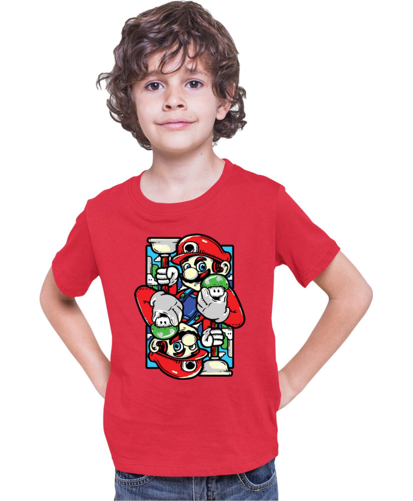 Детска Тениска Super Mario Nintendo Mirror Mario Детска Тениска Super Mario Nintendo Mirror Mario