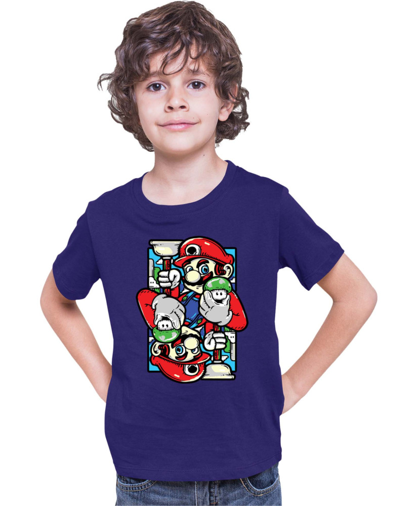 Детска Тениска Super Mario Nintendo Mirror Mario