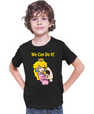 Детска Тениска Super Mario Nintendo Princess Peach  We Can Do It