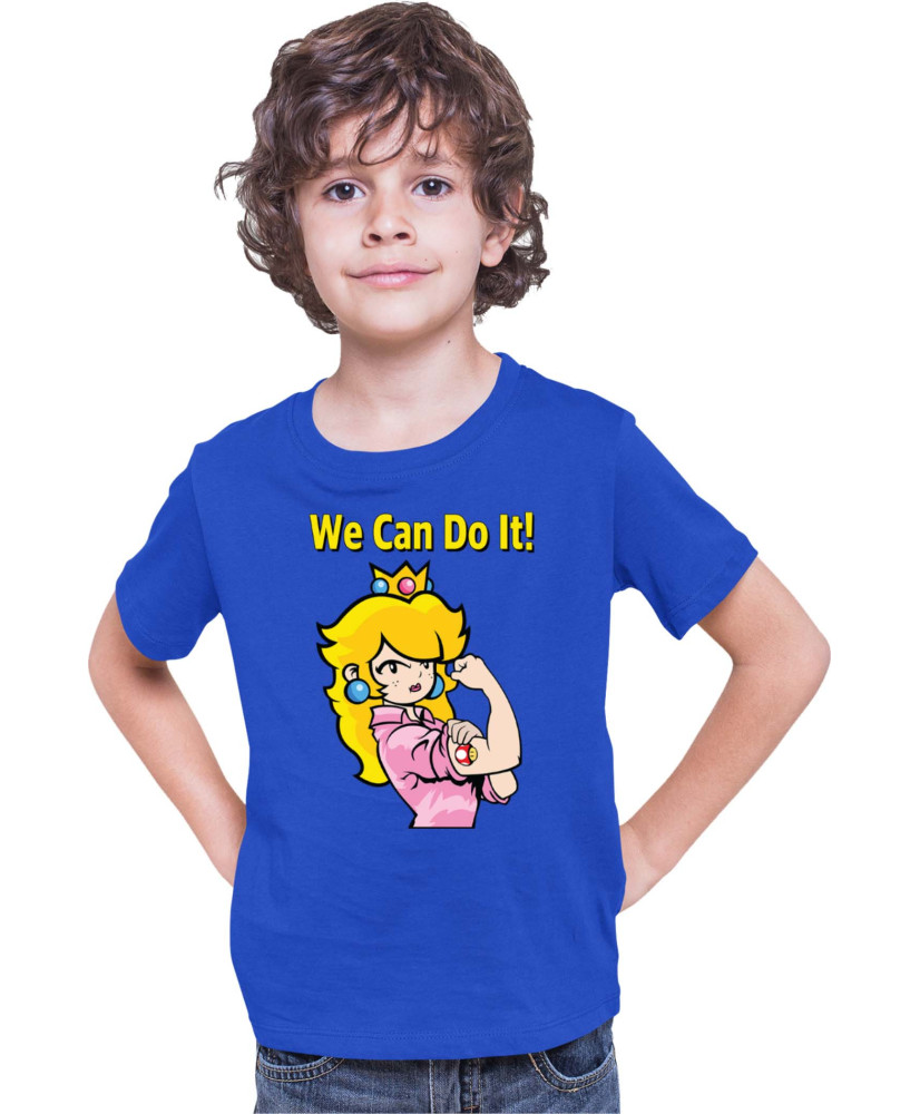 Детска Тениска Super Mario Nintendo Princess Peach  We Can Do It
